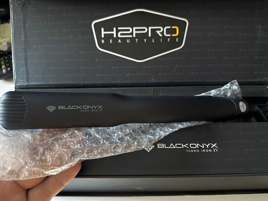 H2Pro Beautylife Blackonyx Turbo 4 - 1 1/4" ( BO114) права преса /покритие С Оникс преси/ Нова