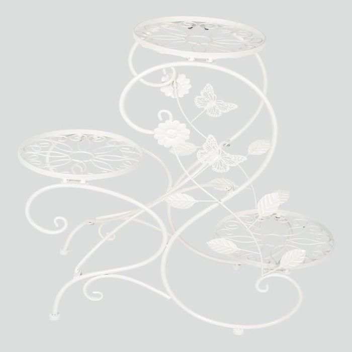 Поставка за растения (бяла) MC0134WH-N