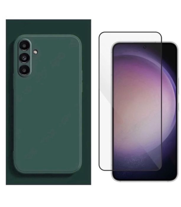 Husa X LEVEL Catifea si Folie Sticla 0.2MM -Samsung S20 S21 S23 S24 FE