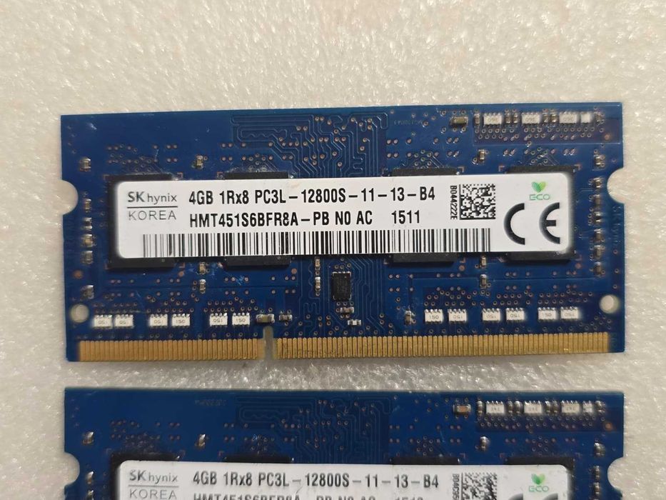 Memorie RAM laptop Hynix 4GB PC3-12800 DDR3-1600MHz 1.35V Low Voltage