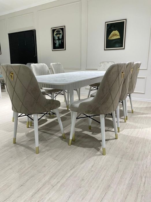 Стол орындык устел кухонный комплект мебель для гостиной от 98.000 тг