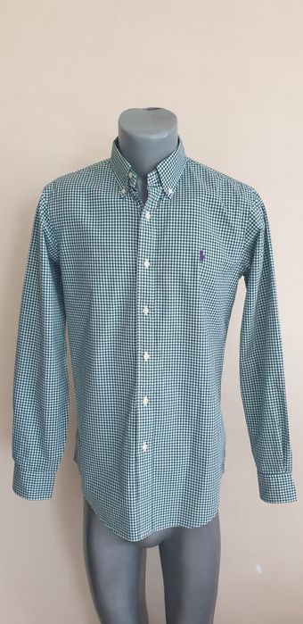 POLO Ralph Lauren Cotton Custom Fit Mens Sz S ОРИГИНАЛ НОВО Мъжка Риза