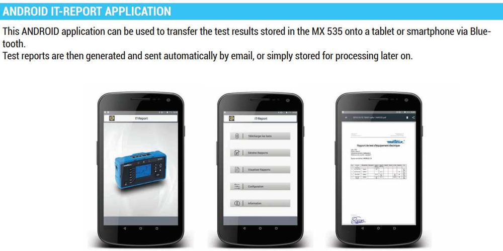 Tester Multifunctional Chauvin Arnoux MX535 include priza de pamant
