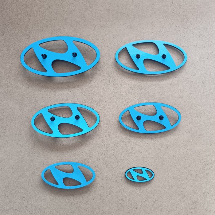 Емблеми черен гланц за Хюндай Hyundai