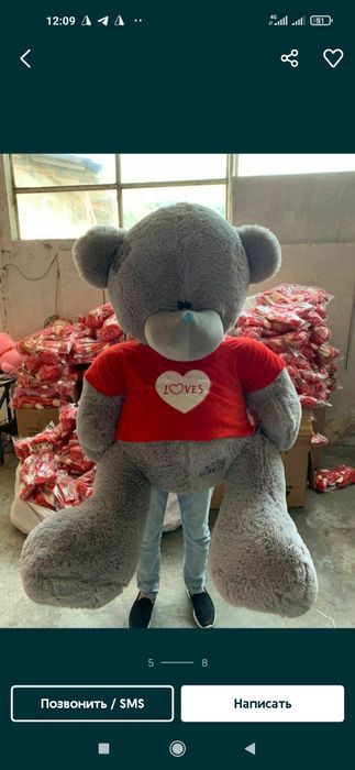 Teddy+kids+Teddi 30sm 3metrgacha