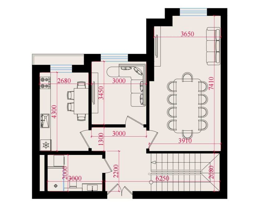 ЖК Muhtasham Дюплекс, Коробка 153м² VP