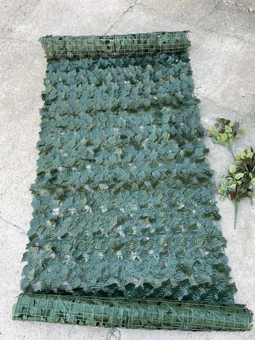 Забор из исскустверрых растений