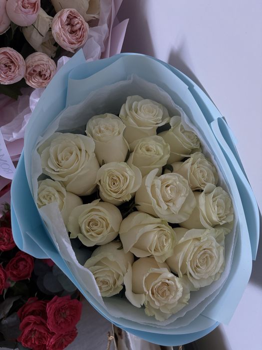 Цветы Роза 15 шт