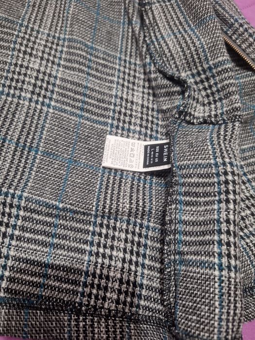Rochie salopeta cu model in carouri