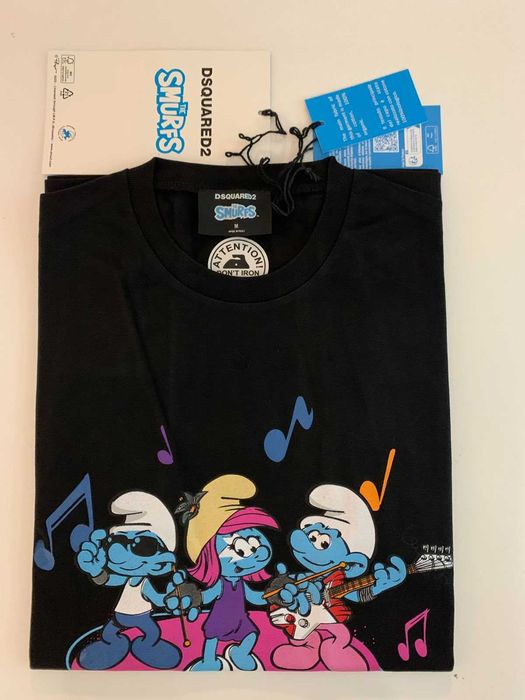 Нови мъжки тениски с етикети Dsquared D2 в черен и бял цвят