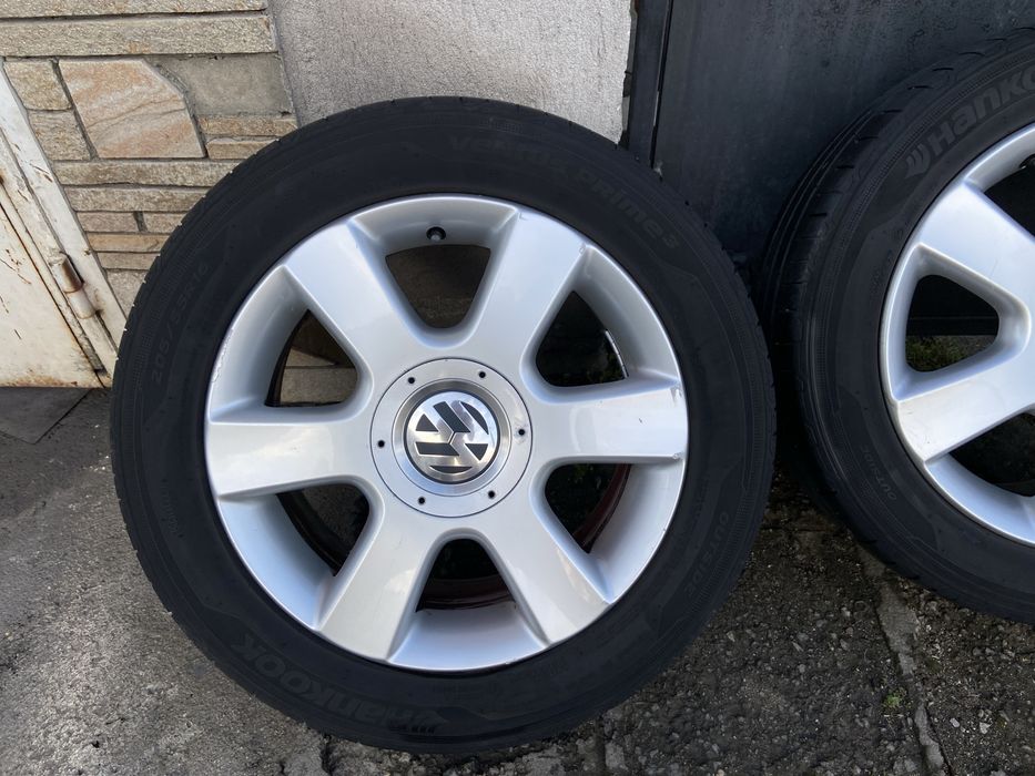 4бр. Алуминиеви джанти с гуми 205/55 R16цола от VW   5x112 Голф Golf