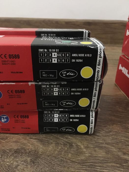 Hilti Пирони и магазинирани заряди