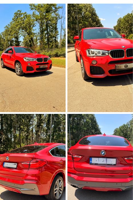 BMW X4 xDrive20d M sport | 2017 | 190 cp / Pachet M / Piele Maro/ Full LED