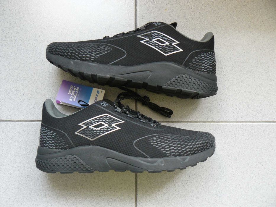 Pantofi Sport Barbati LOTTO KIBRA AMF Noi,Originali,Negru,Marime 45,5