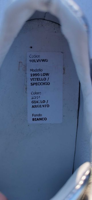 Pantofola d'oro - маратонки от естествена кожа N 39