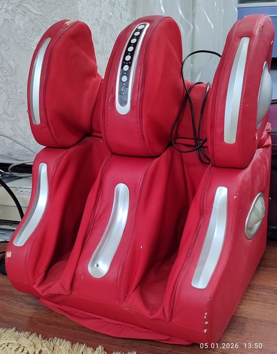 Массажер для ног, напольный, роликовый,  вибрационный, мощный