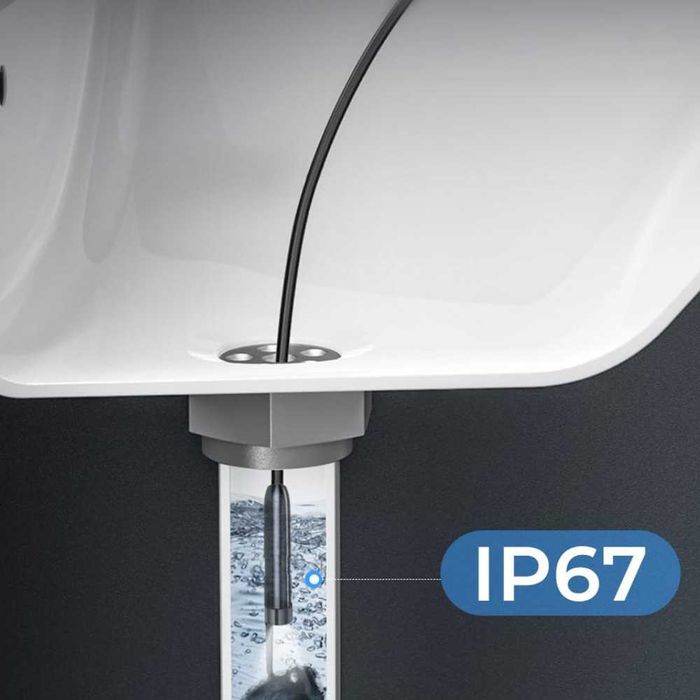 Индустриален ендоскоп – 5 метра кабел, Ø8 мм, HD камера, 2" дисплей