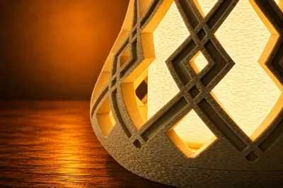 Lampă Hourglass 3D