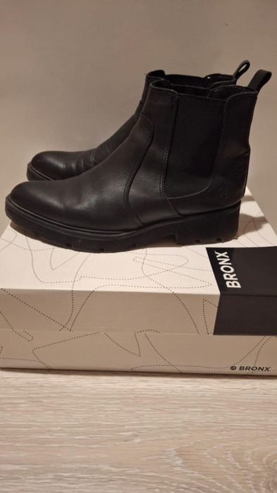 Botine dama din piele Bronx 38