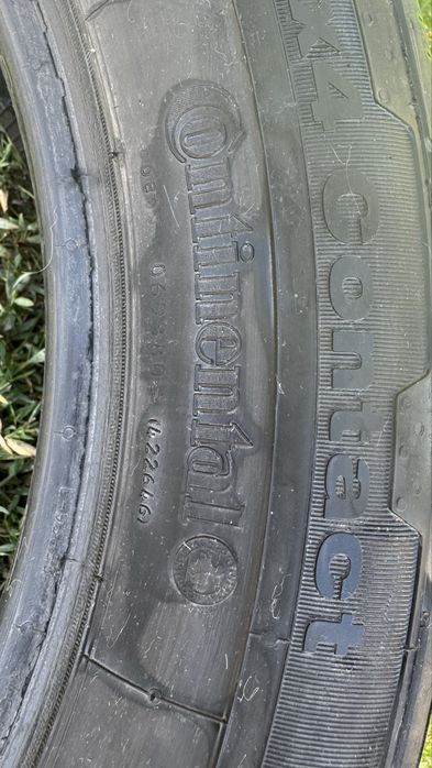 Резина летняя б/у  комплект
