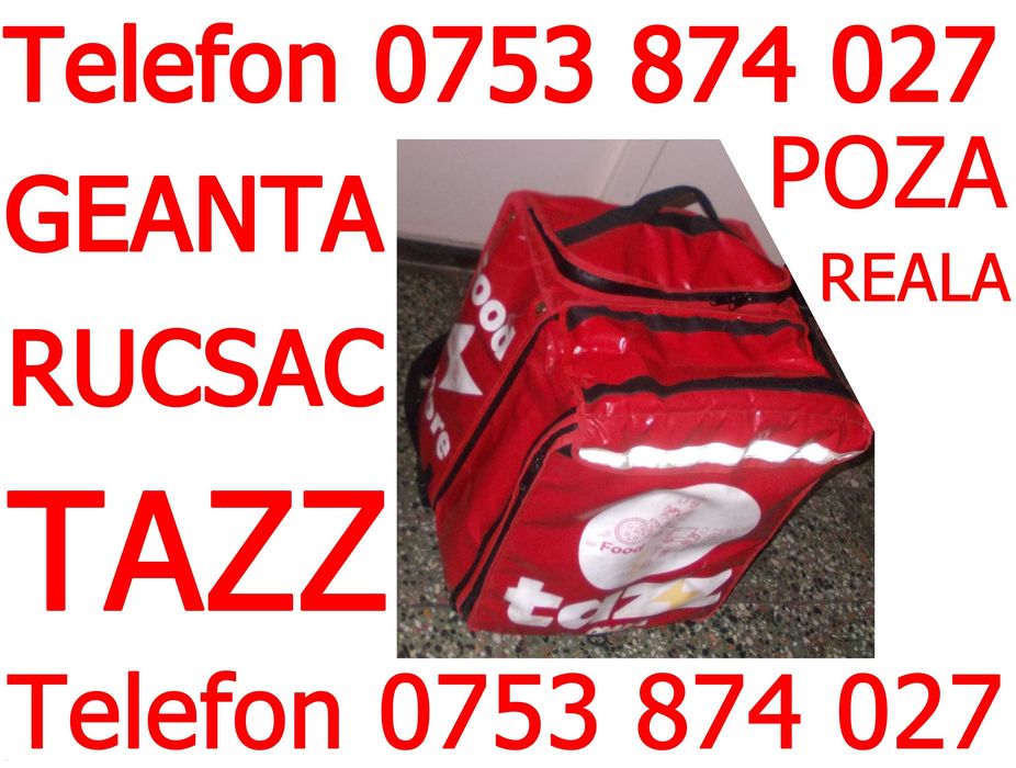 Geanta Tazz extensibila 49 Lei rucsac folosit, transport alimente, apa