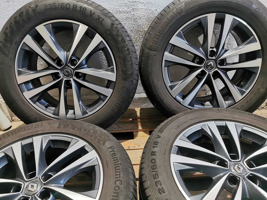 Jante Originale Renault Espace / Koleos R 18 cu anvelope de vara