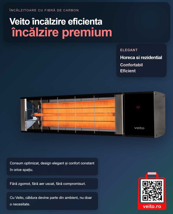 Încălzitor infraroșu terasă – confort oricand