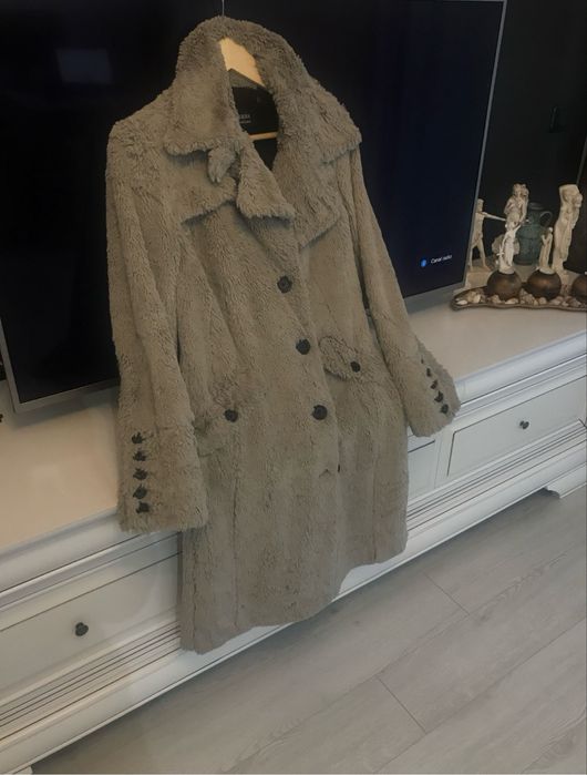 Palton cu efect de blana Caludia Strater