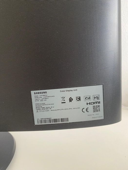 Monitor C27F390FHU, 27”, curbat, Full HD