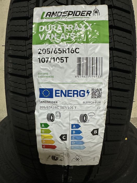Нови всесезонни бусови гуми LANDSPIDER DURATRAXX VAN A/S 205/65R16C 107/105T 2056516C