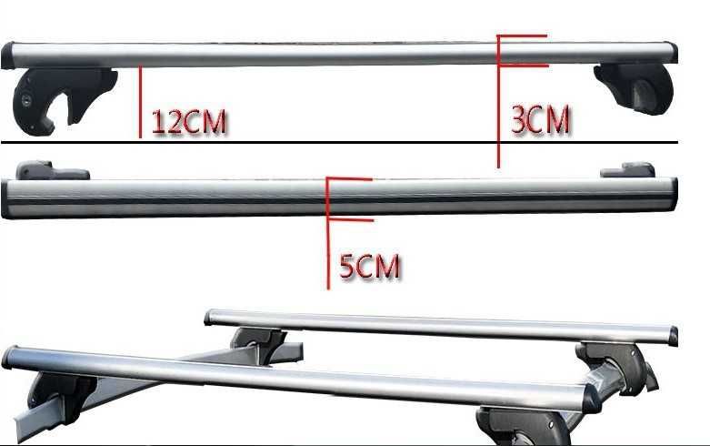 Универсални напречни греди 135 см за отворен рейлинг [нови]
