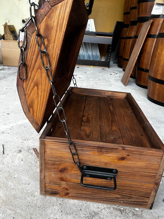 Дървени сандъци за декорация-10 бр