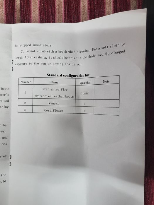 Пожарникарски кубинки 45 номер