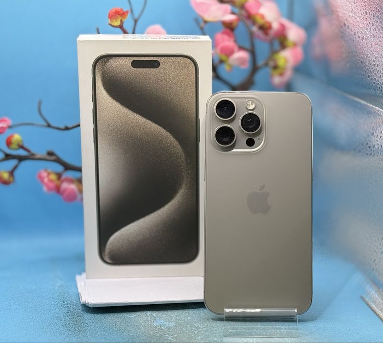 ГАРАНЦИОНЕН!!! Apple iPhone 15 Pro Max, 256GB, 5G, Natural Titanium