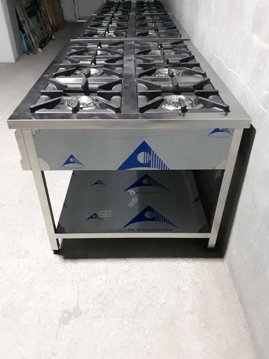 Газовая и электро плита нержавейка оборудования