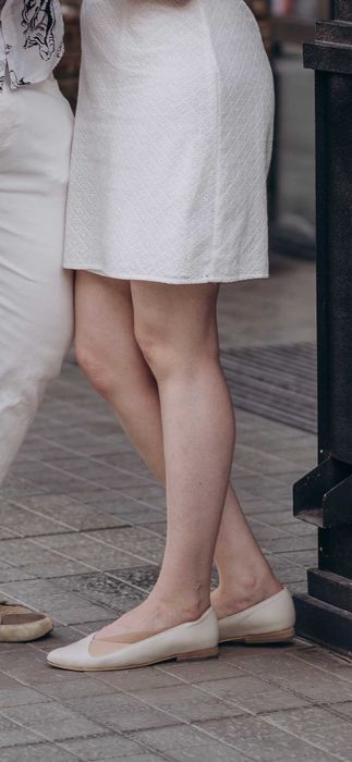 Балетки кожаные б/у в отличном состоянии