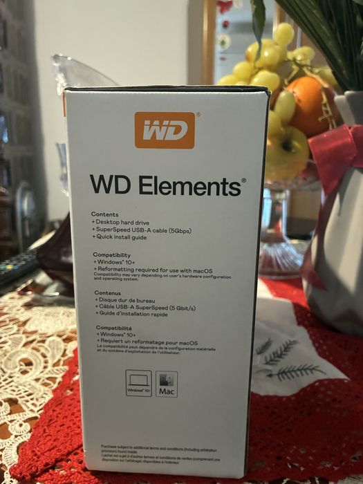 Hdd Extern WD Elements 22tb Desktop Hdd