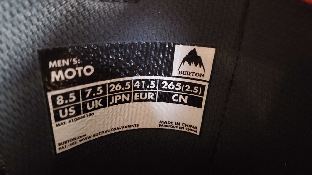 Сноубордические ботинки Burton