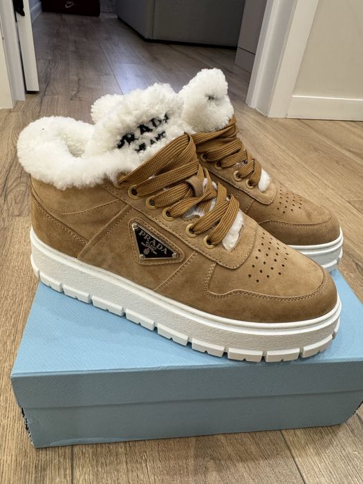 Кеды Prada зимние