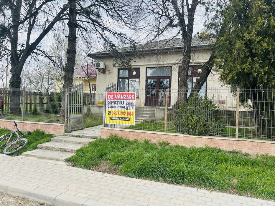 Vând sau inchiriez spațiu comercial – magazin + bar, sat Buhăceni, com. Trușești, jud. Botoșani