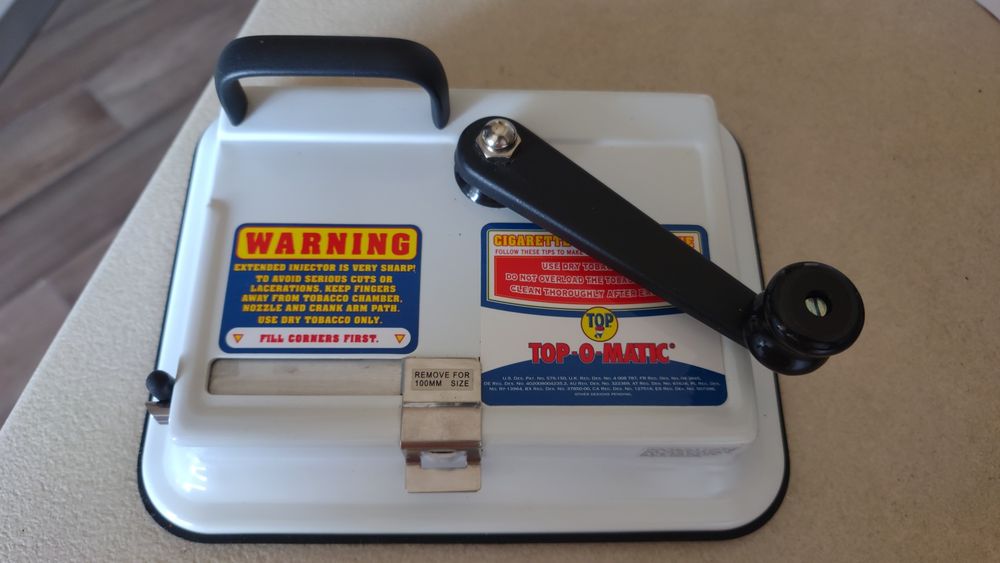 Aparat metalic OCB TOP-O-MATIC pentru injectat tutun.