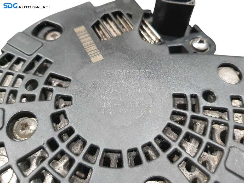 Alternator Volvo V40 2.0 D D4204T8 D2 D3 D4 T5 2012 - 2019 Cod 30659580 [N3604]