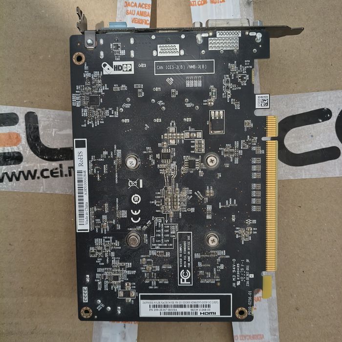 vand placa video fara alimentare suplimentara rx 550 128biti ddr5 2gb