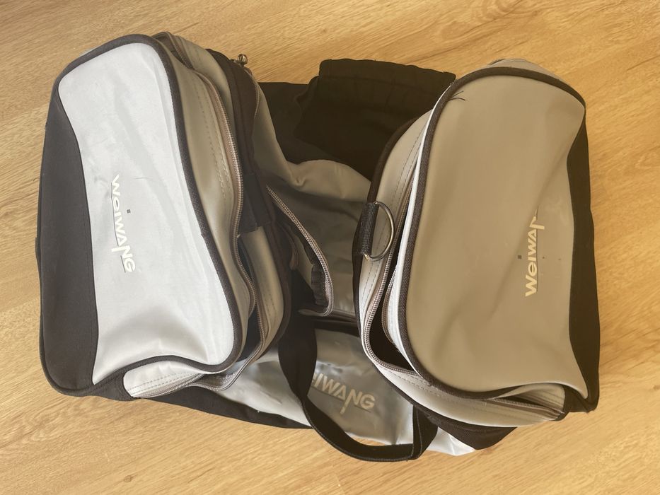 Сумка дорожная серая