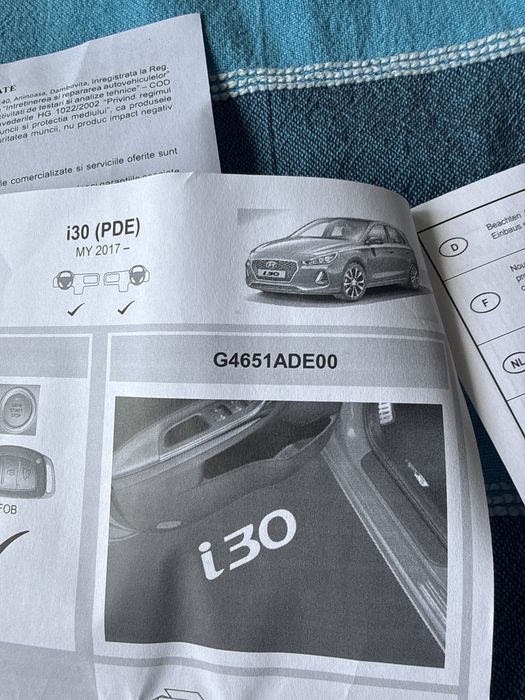Proiectoare Led pentru usa Hyundai I30 2017 (PDE)