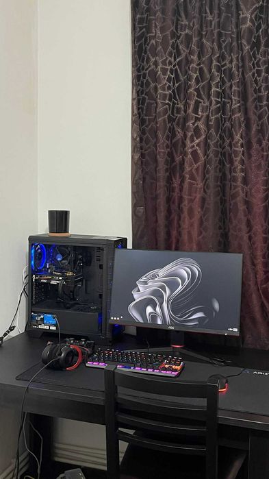 Full Medium Gaming Setup (i5-10400f+gtx1660super+16GbRam)