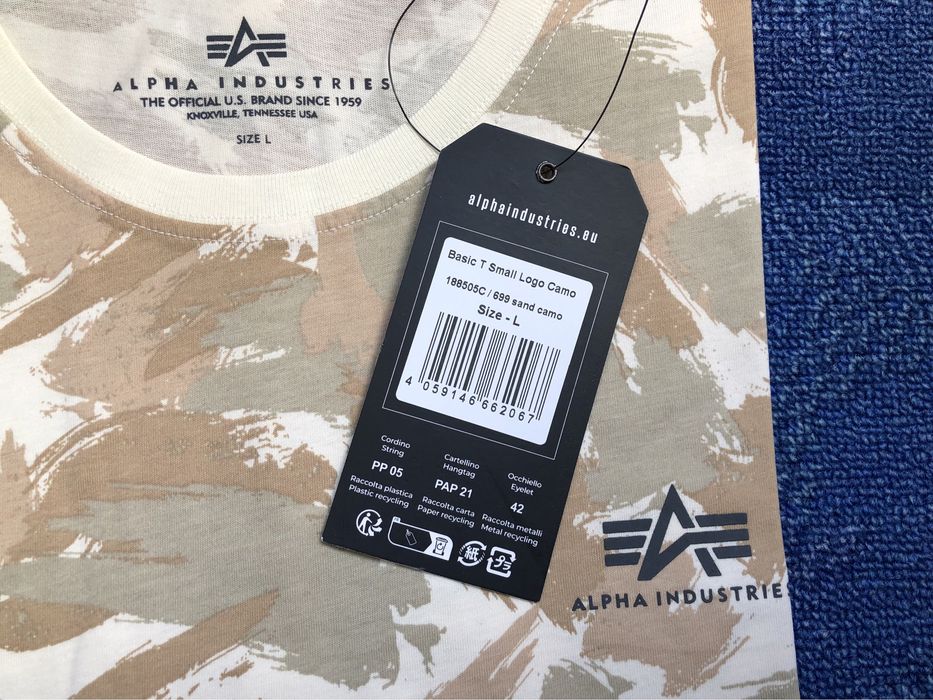 Alpha Industries Small Logo Basic T-Shirt ОРИГИНАЛНИ тениски M/L/XL