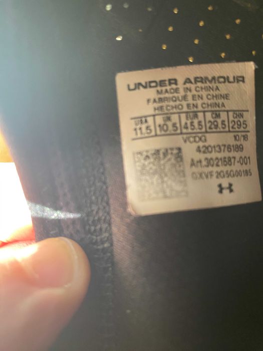 Adidasi UnderArmour HOVR Phantom nr 45