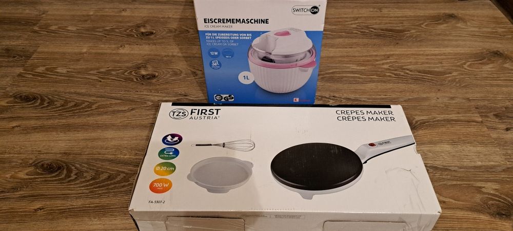 Машина за сладолед и сорбе/уред за палачинки First Austria FA-5307-2