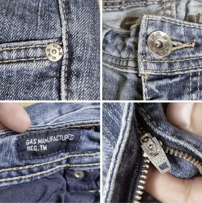 Pantaloni jeans - GAS, Model: Albert, Slim, bărbați - W34 (Fit 33)